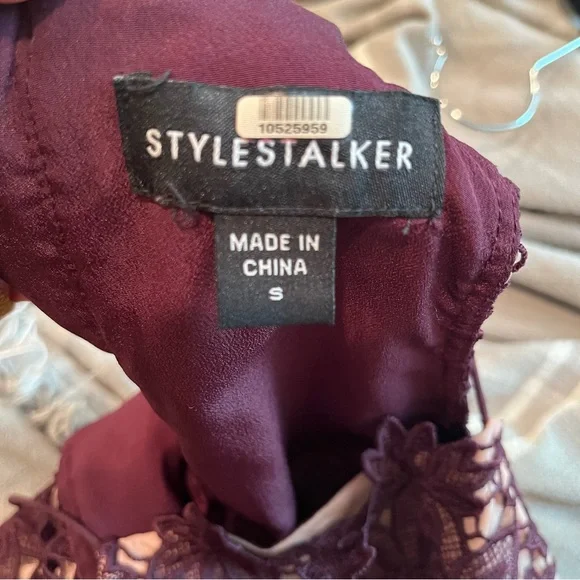 STYLESTALKER Plum Rosale Dress - Picture 3 of 3